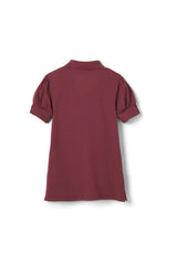 Short Sleeve Jersey Polo with Rhinestone Buttons - FINAL SALE