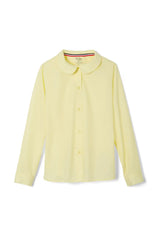 Long Sleeve Peter Pan Collar Blouse - FINAL SALE
