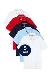 5-Pack Short Sleeve Performance Polo