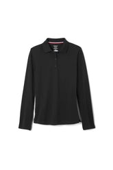 Long Sleeve Fitted Stretch Pique Polo (Feminine Fit)