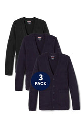 3-Pack V-Neck Sweater Cardigan