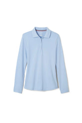 Long Sleeve Fitted Stretch Pique Polo (Feminine Fit) - FINAL SALE