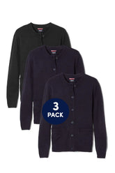 3-Pack Crewneck Sweater Cardigan