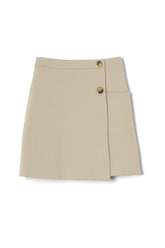 Pull-On Stretch Ponte Skort with Pocket - FINAL SALE