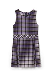 Plaid Box Pleat Jumper