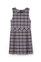 Plaid Box Pleat Jumper
