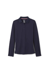 5-Pack Long Sleeve Fitted Stretch Pique Polo (Feminine Fit)