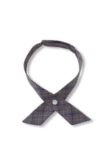 Adjustable Plaid Cross Tie