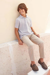 Boys' Straight Fit Stretch Twill Pant