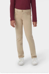 Girls' Slim Fit Stretch Ponte Pant