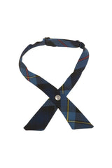 Adjustable Plaid Cross Tie
