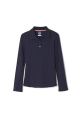 5-Pack Long Sleeve Fitted Interlock Polo with Picot Collar (Feminine Fit)