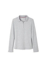 Long Sleeve Feminine Fit Interlock Polo - FINAL SALE
