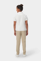 Short Sleeve Fitted Oxford Shirt (Feminine Fit)