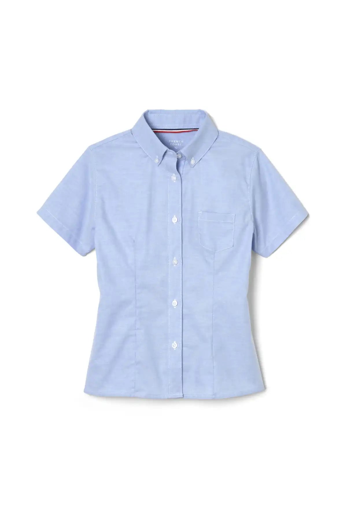 Short Sleeve Fitted Oxford Shirt (Feminine Fit)