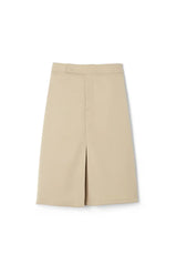 Below The Knee Kick Pleat Skirt - FINAL SALE