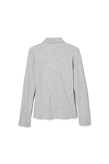 Long Sleeve Feminine Fit Interlock Polo - FINAL SALE