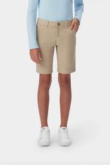 Girls' Stretch Twill Bermuda Short