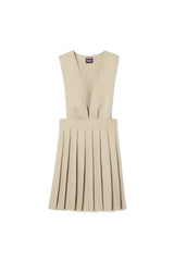 V-Neck Pleated Jumper