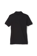 Short Sleeve Fitted Interlock Polo with Picot Collar (Feminine Fit)