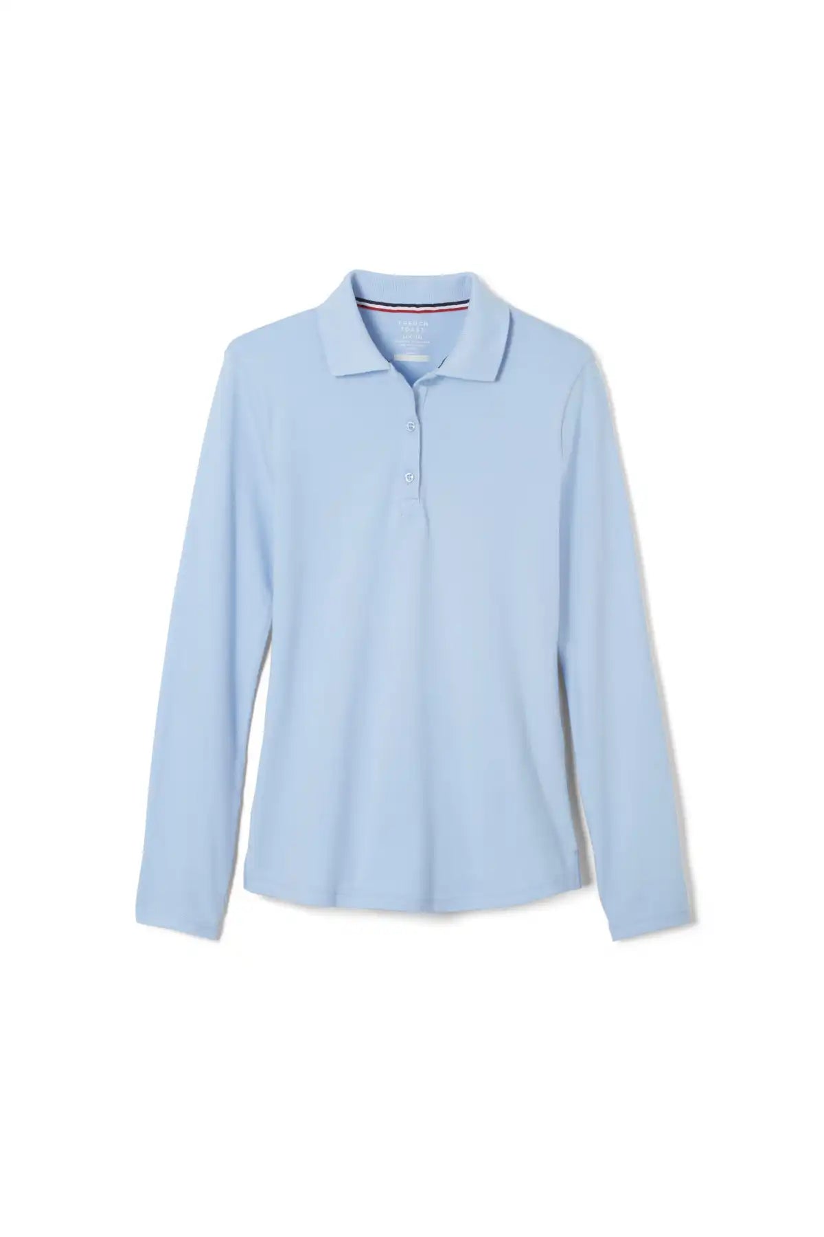 Long Sleeve Fitted Stretch Pique Polo (Feminine Fit) - FINAL SALE