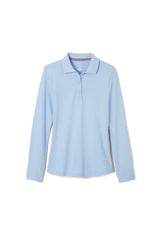 Long Sleeve Fitted Stretch Pique Polo (Feminine Fit) - FINAL SALE