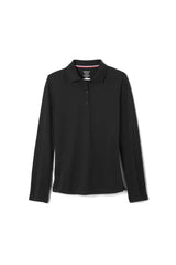 5-Pack Long Sleeve Fitted Stretch Pique Polo (Feminine Fit)