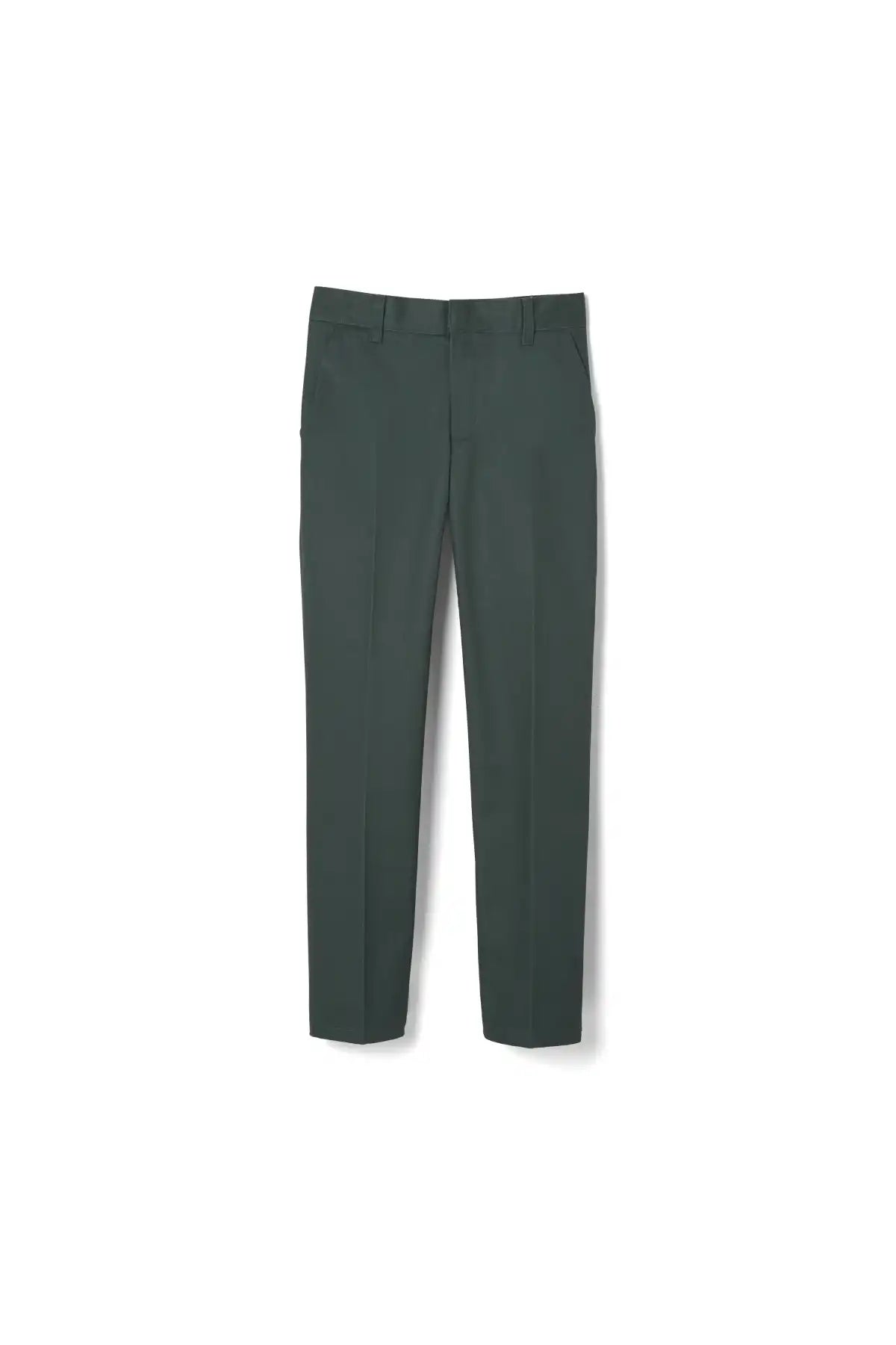 Green Flat Front Double Knee Pant - FINAL SALE