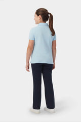Short Sleeve Fitted Stretch Pique Polo (Feminine Fit)