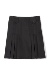 Above The Knee Front Pleated Skirt with Tabs