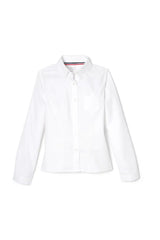 Long Sleeve Oxford Blouse with Princess Seams - FINAL SALE