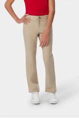 Girls' Straight Fit Stretch Twill Pant