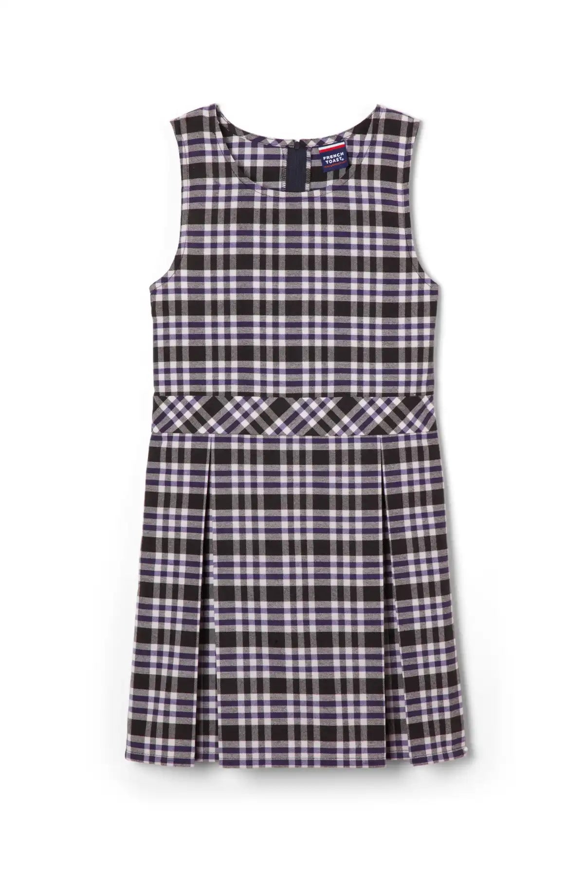 Plaid Box Pleat Jumper