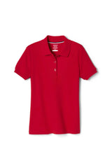 5-Pack Short Sleeve Fitted Interlock Polo with Picot Collar (Feminine Fit)