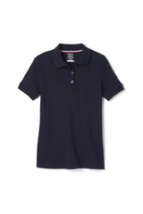 5-Pack Short Sleeve Fitted Interlock Polo with Picot Collar (Feminine Fit)