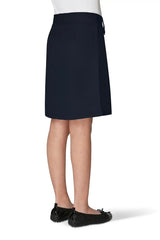 Above The Knee Front Pleated Skirt with Tabs