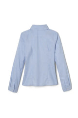 Long Sleeve Oxford Blouse with Princess Seams - FINAL SALE